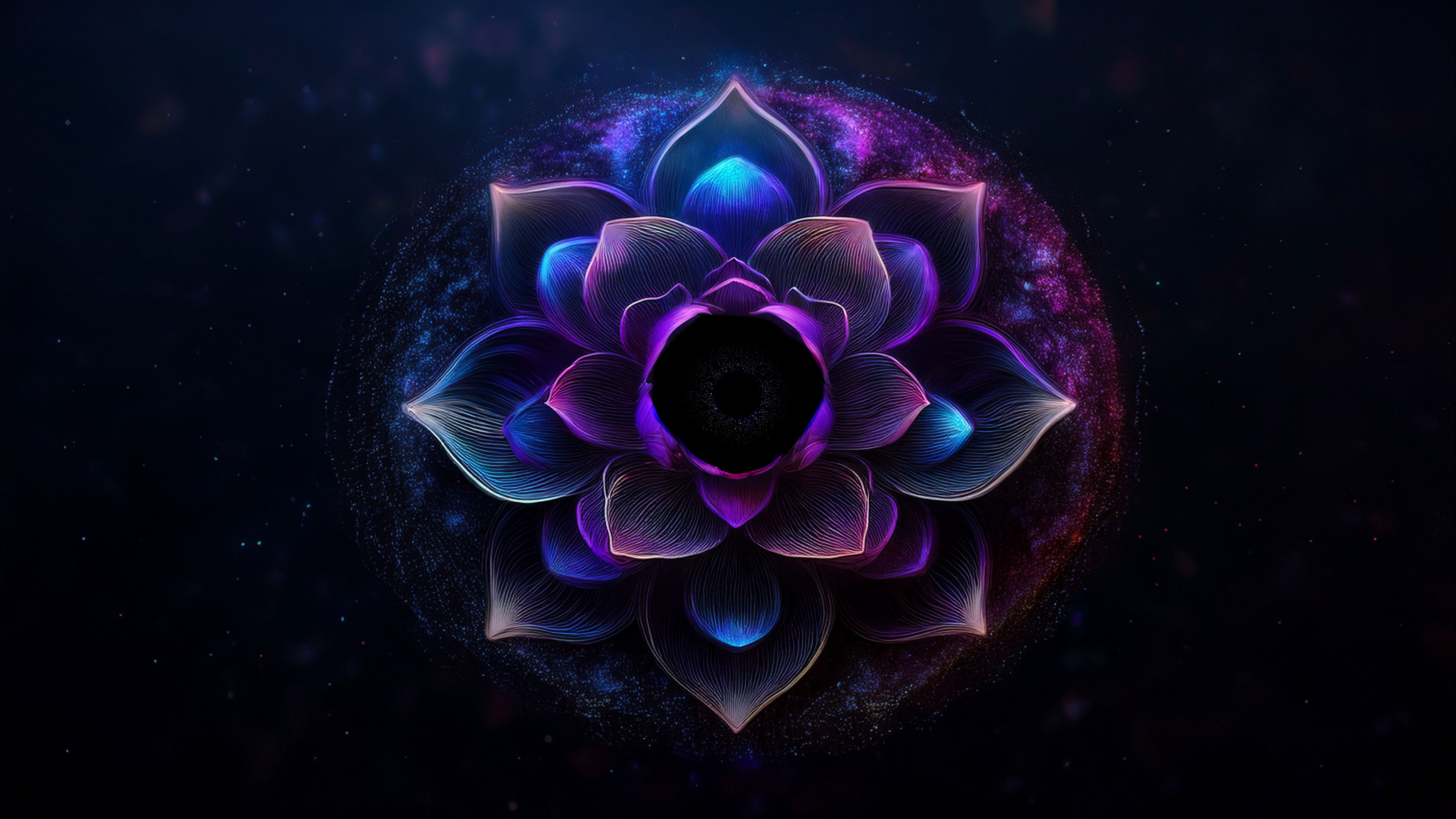 Lotus Flowering Into Existence
