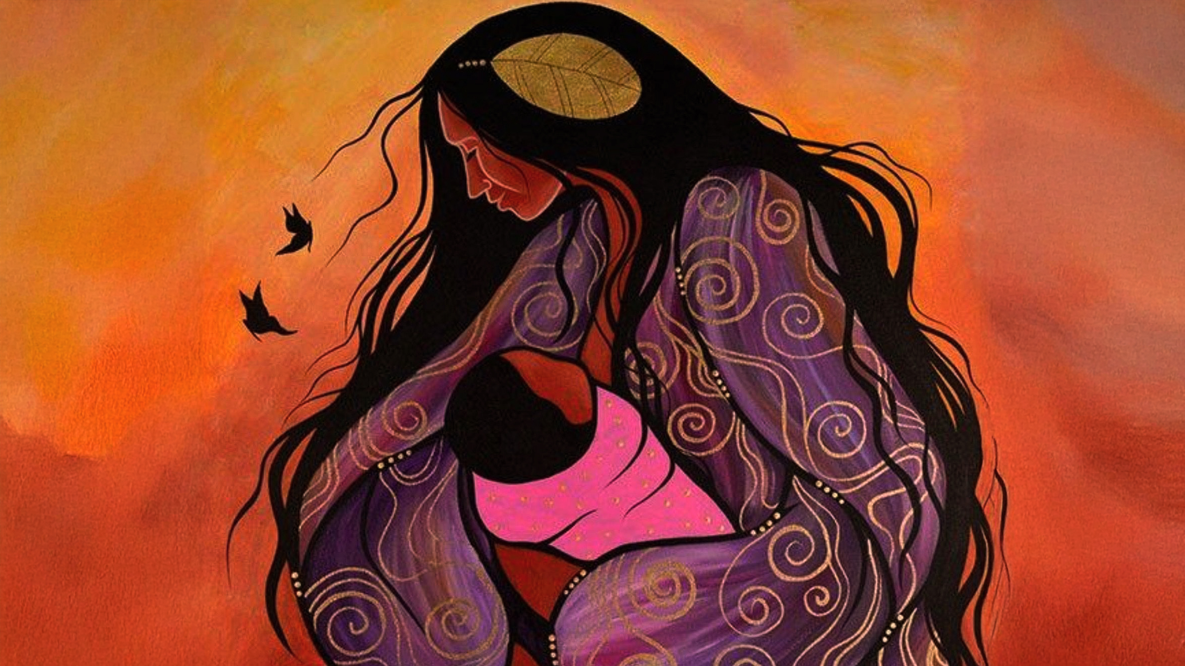 Naturally Absorbed in Mother